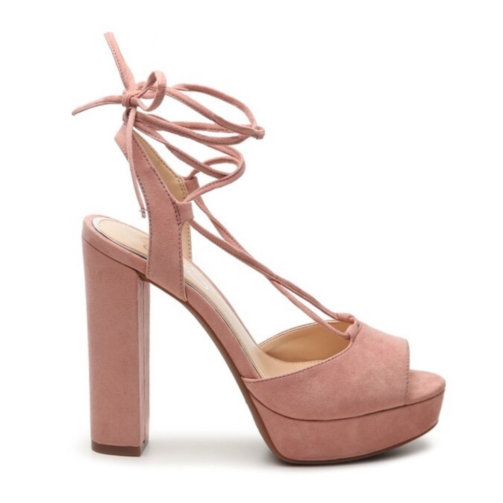 Jessica Simpson Suede strappy platform sandals - Picture 2 of 11